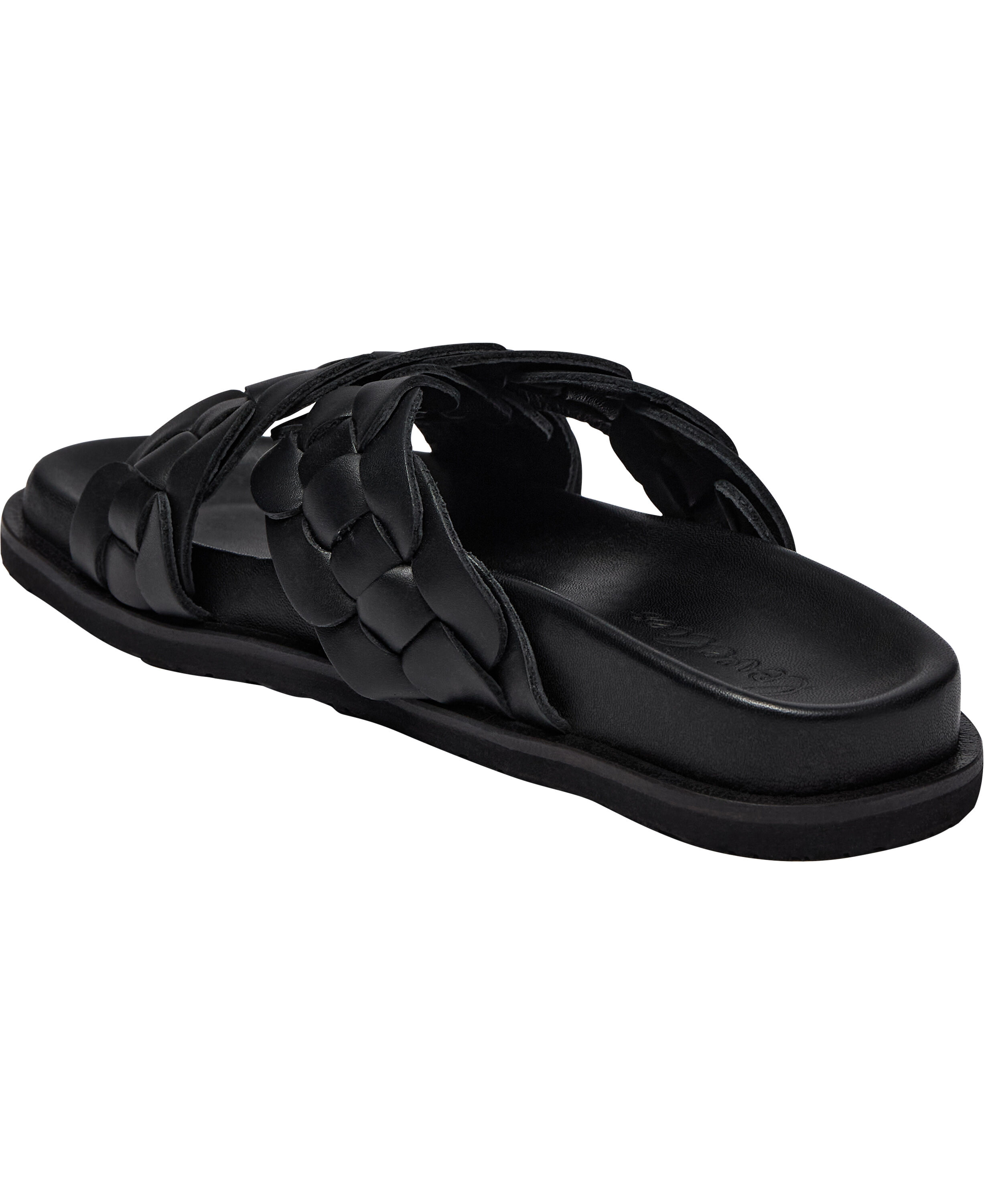 NAPLES - CROSSING STRAPS LEATHER SANDAL
