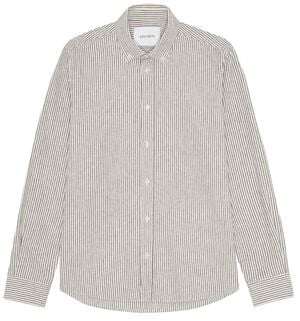 Konrad Stripe Cotton Linen Shirt