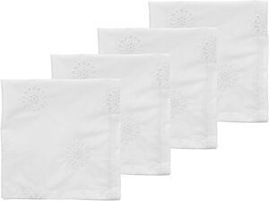 Stofservietter Daydream 4 stk. White