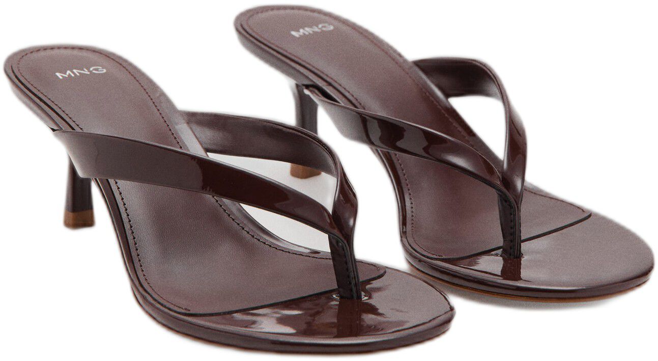 Strappy heeled sandals