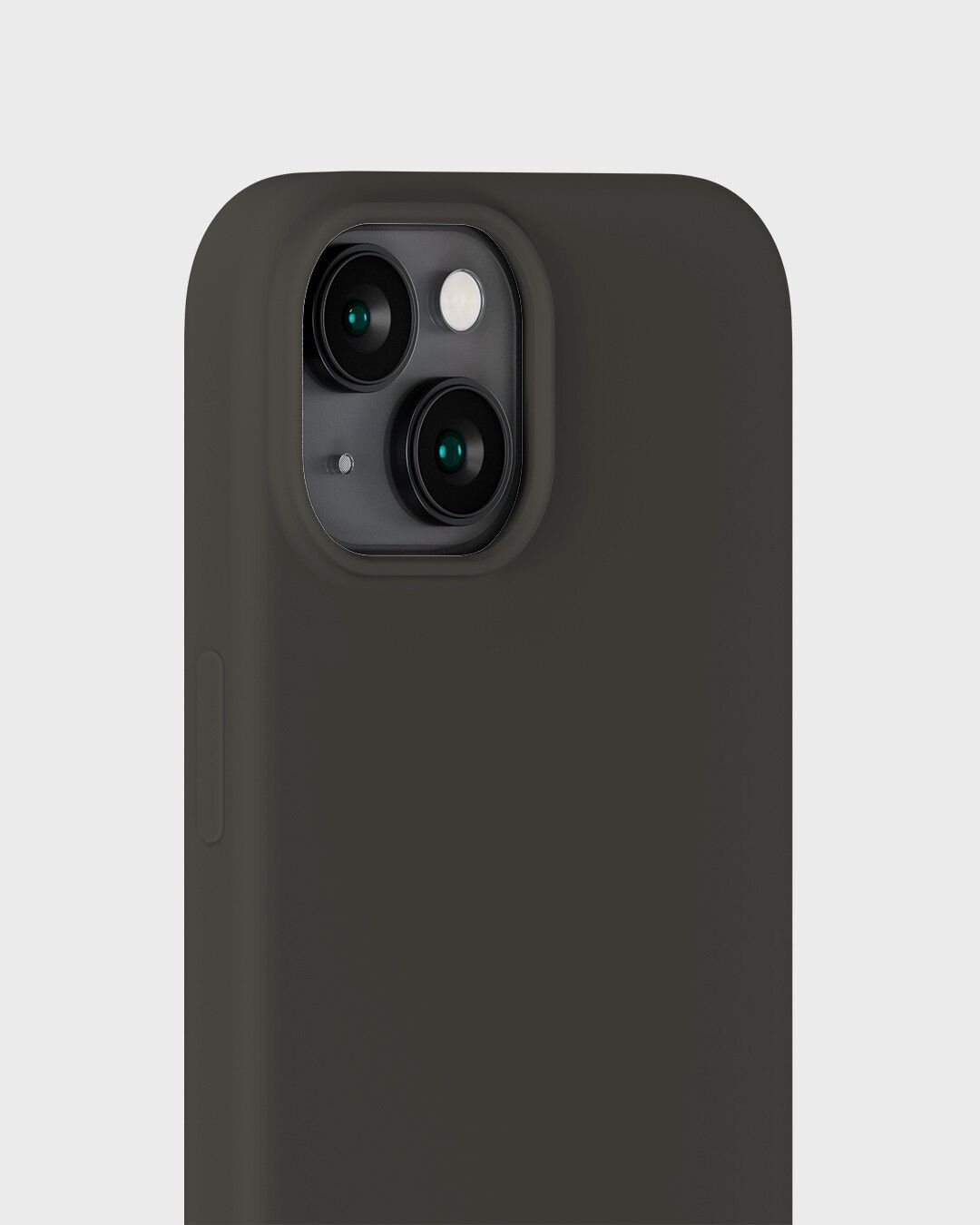 Silicone Case iPhone 15 Charcoal