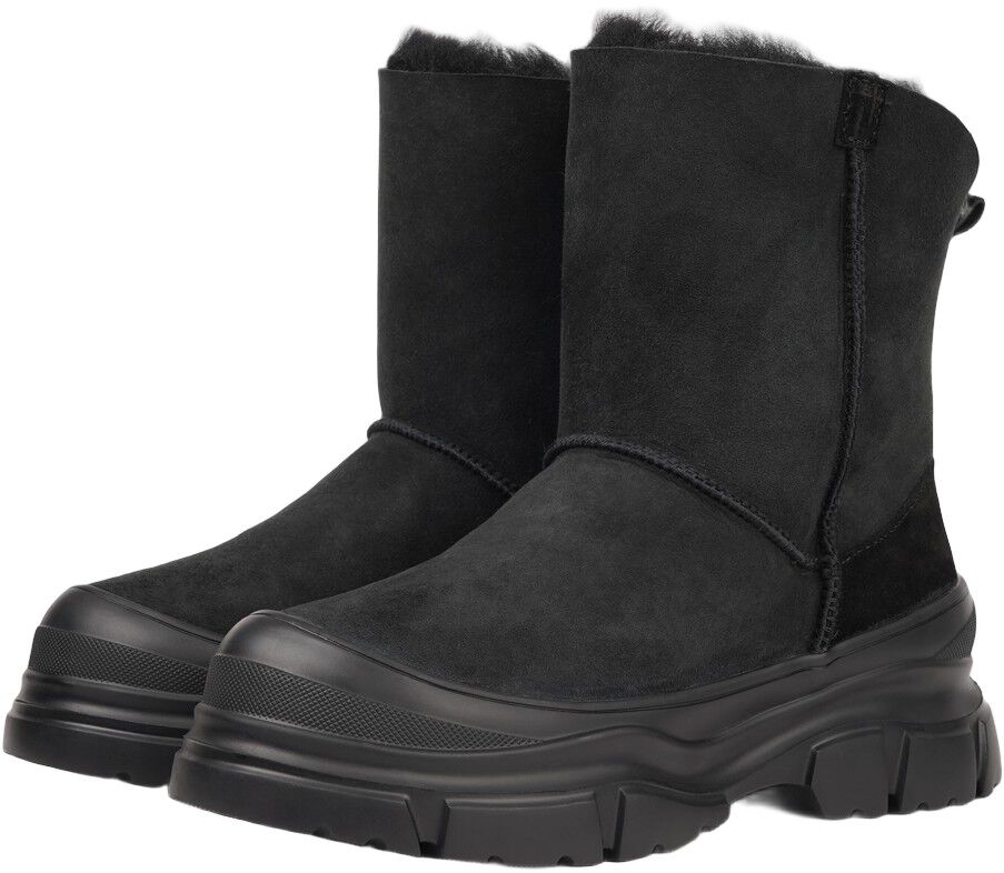 DEBELLIS - HIGH SHEARLING BOOTS W/ RUBBER SOLE