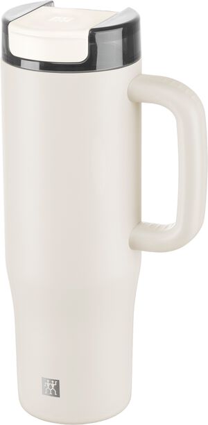 Termokrus med suger&oslash;r, 900 ml, Rustfrit st&aring;l, Fl&oslash;de