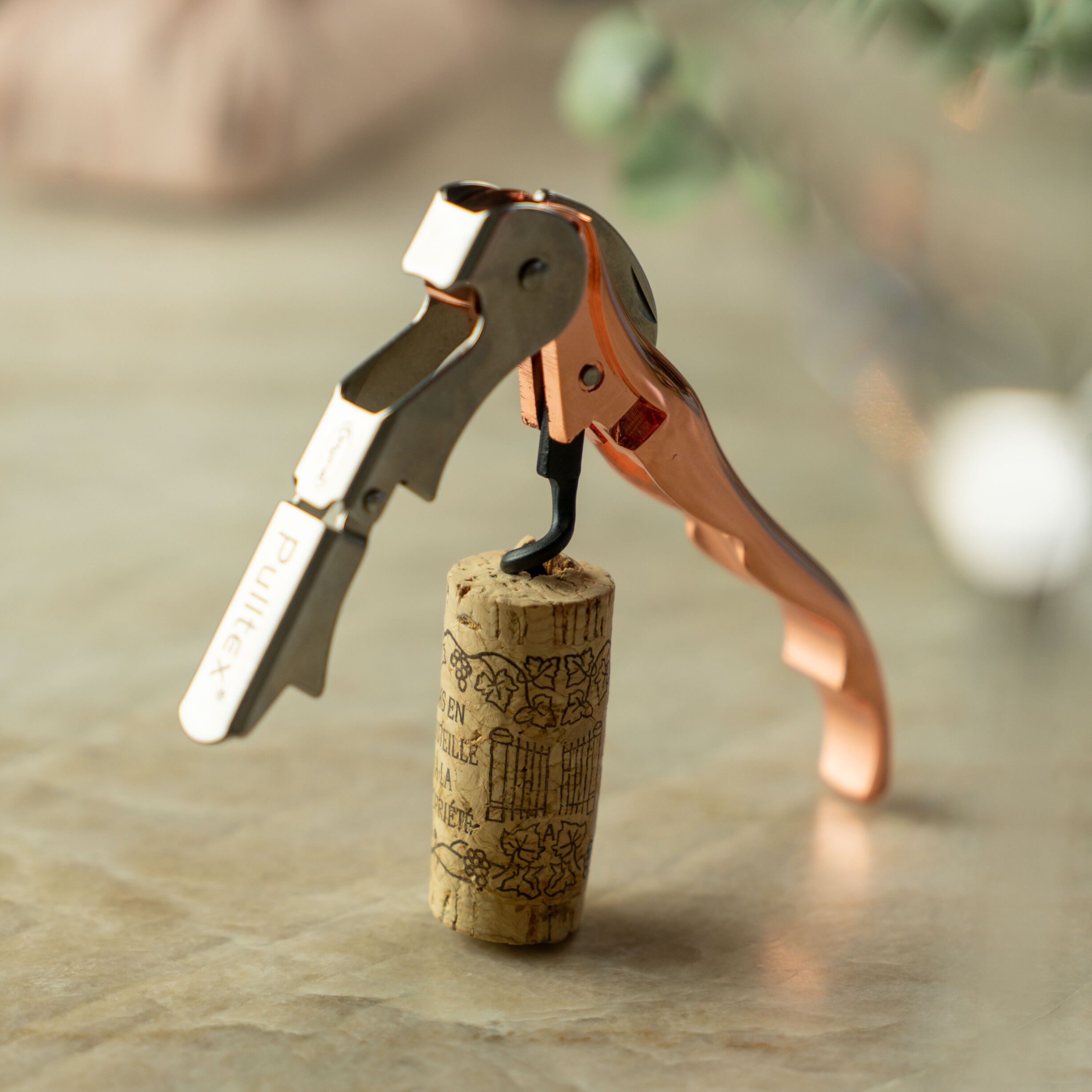 Vin&aring;bner Pulltaps Classic Rose Gold m hylster