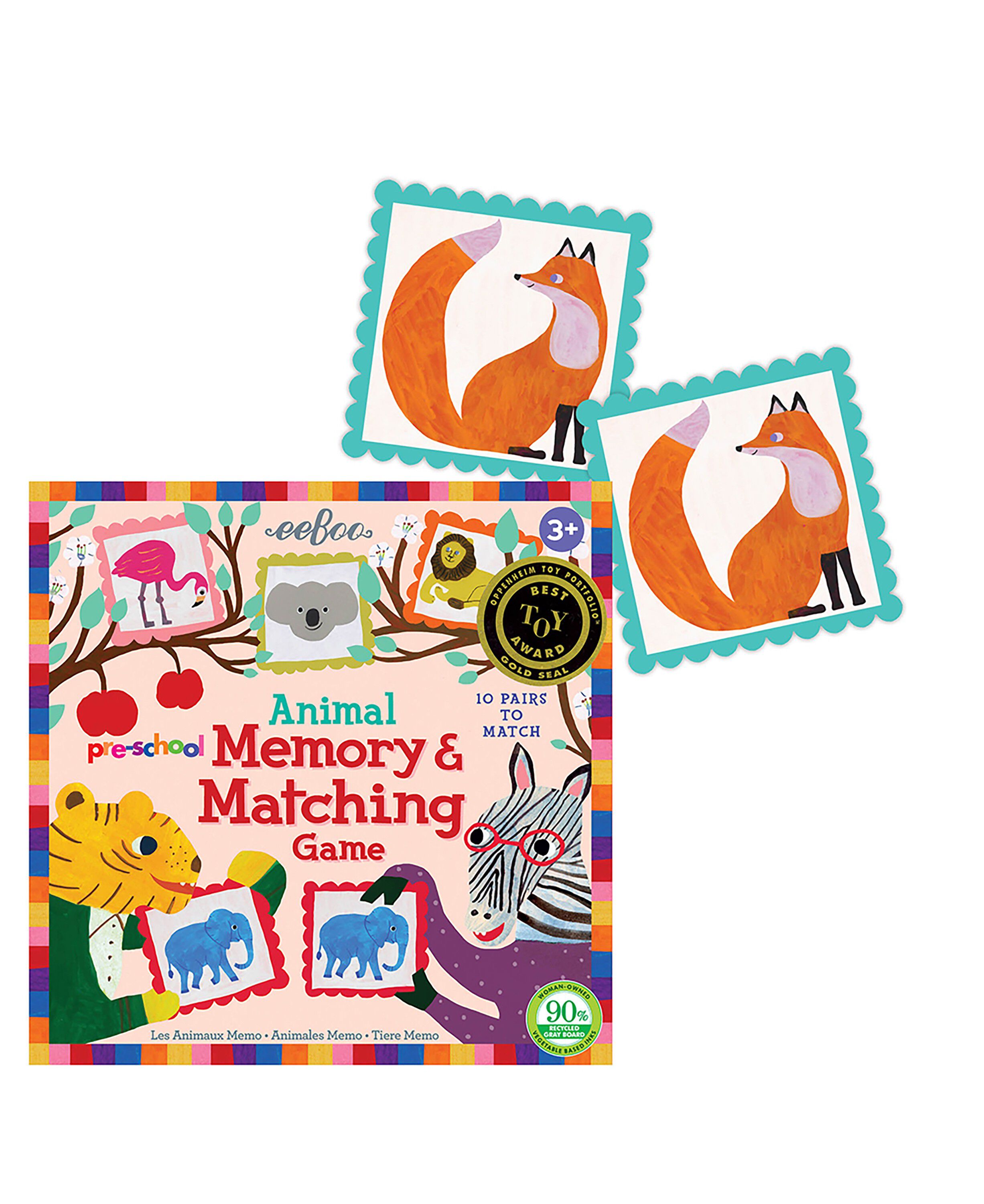 eeBoo - Huskespil - Dyr