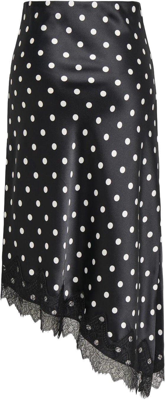 ONLBELLA SLANTED SATIN LACE SKIRT W