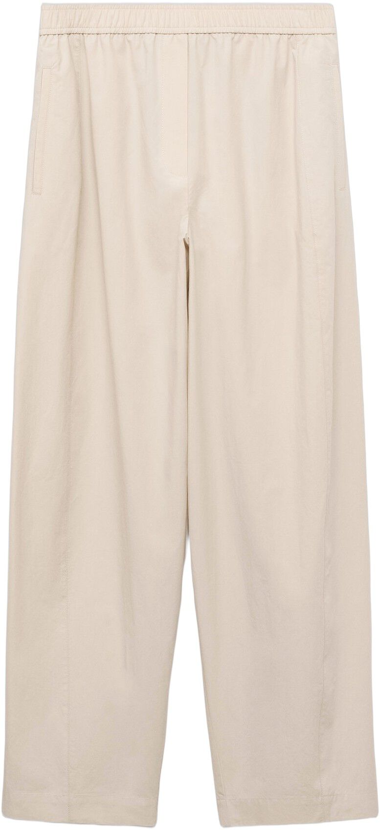Paper bag cotton trousers