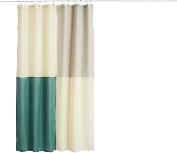 Check Shower Curtain-Green