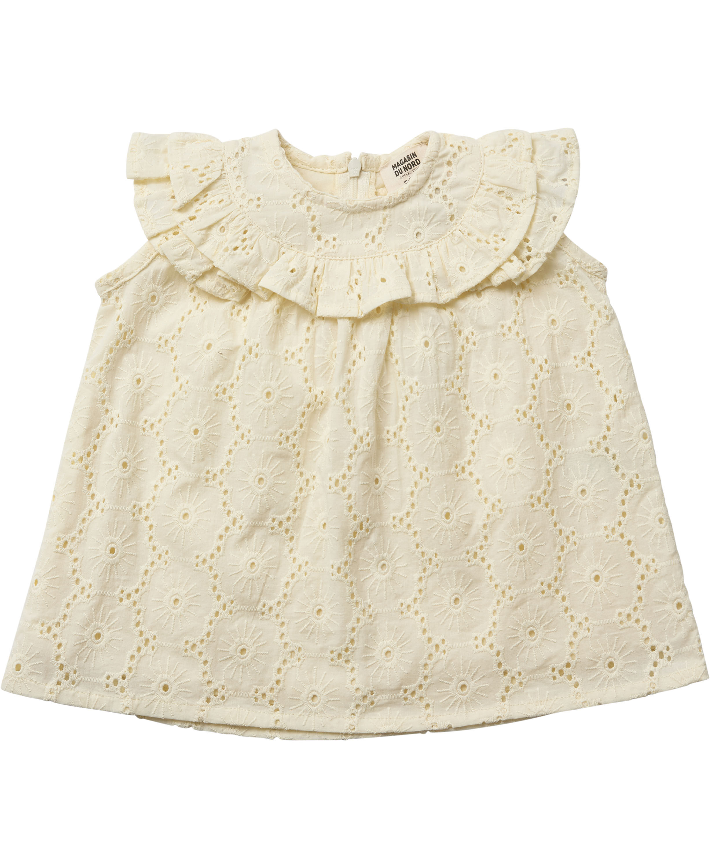 Floral broderie baby dress GOTS