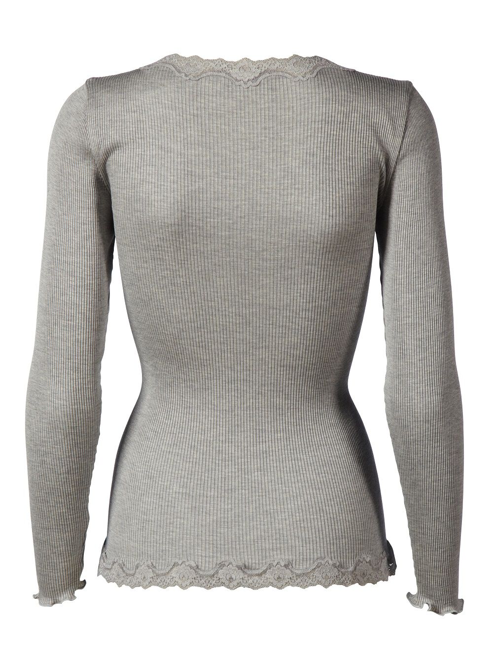 Silk cardigan regular ls w/rev vint