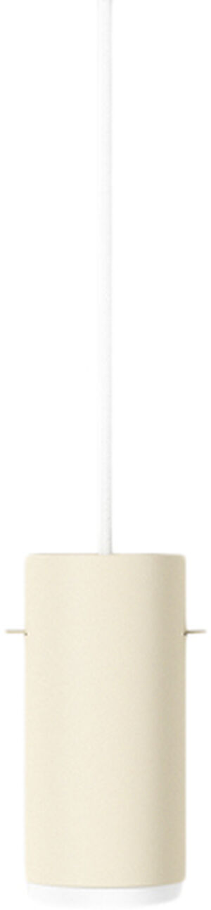 Tube Pendant, Beige, Small