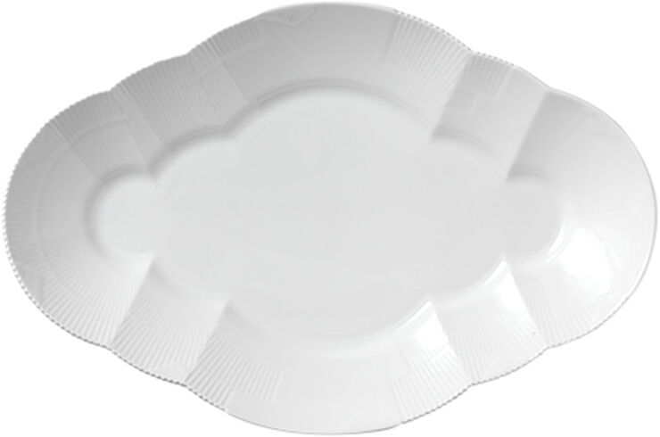 Hvid elements 38,5 cm. fad