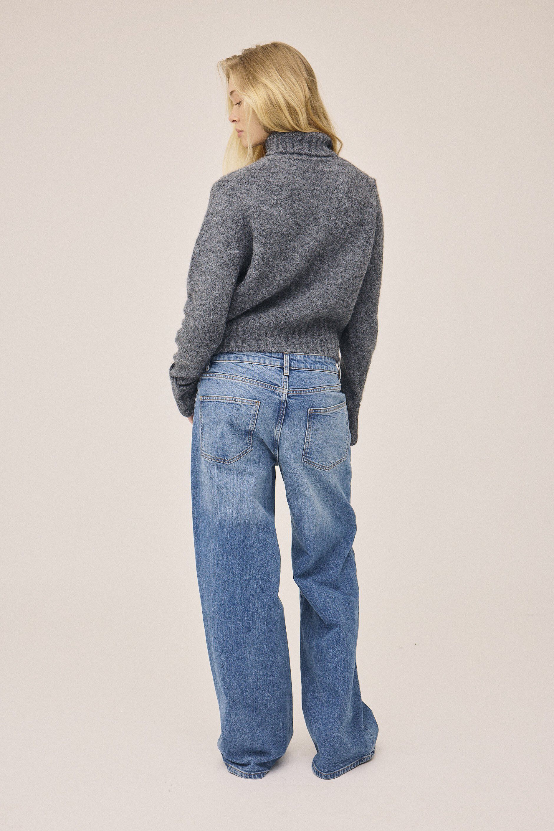Iselin 1 Highneck sweater - GRS