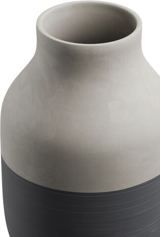 Omaggio Circulare Vase H31 cm antracitgrå