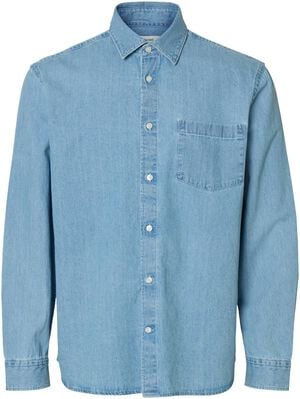 SLHREGCARLO DENIM LS SHIRT NOOS