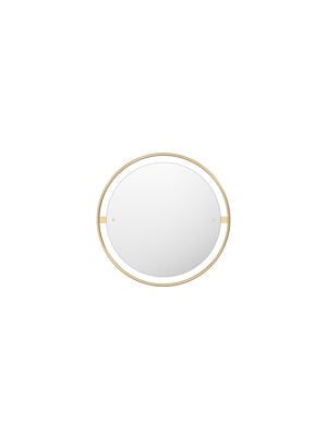 Nimbus, Mirror Ø60, Polished Brass