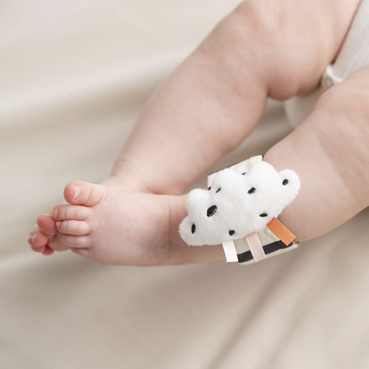 H&aring;ndledsrangles&aelig;t 2 stk. Happy clouds Pudder