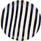 Stripe Dinner Plate Classic