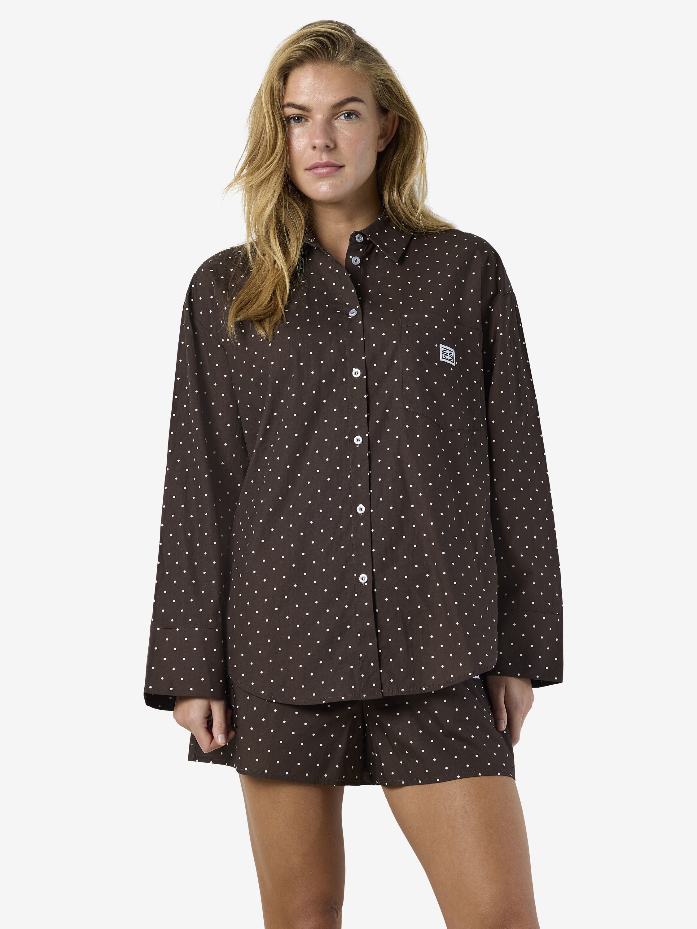 NMFRIDA L/S BUTTON SHIRT WVN BOX