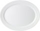 White Fluted Dish Oval 35cm