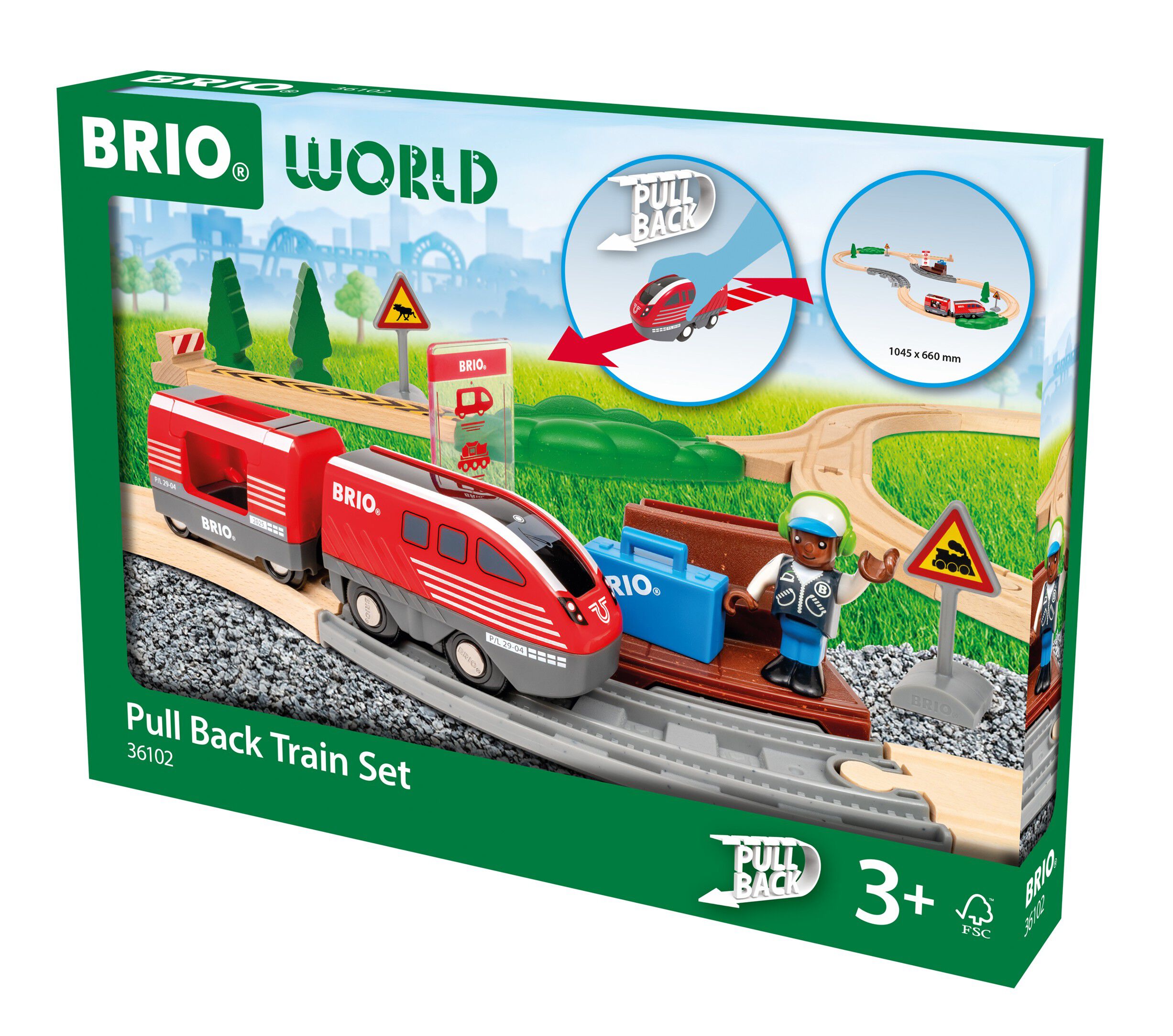 Brio Togs&aelig;t Pull Back