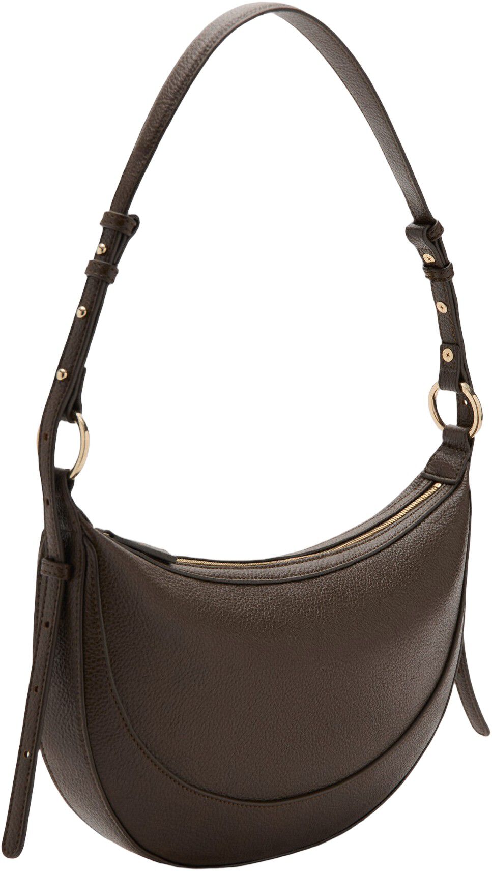 Oval shoulder bag