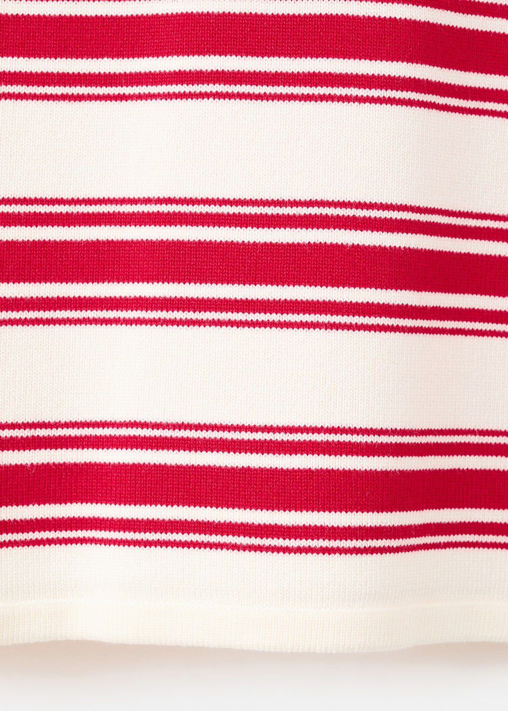 Knit striped sweater