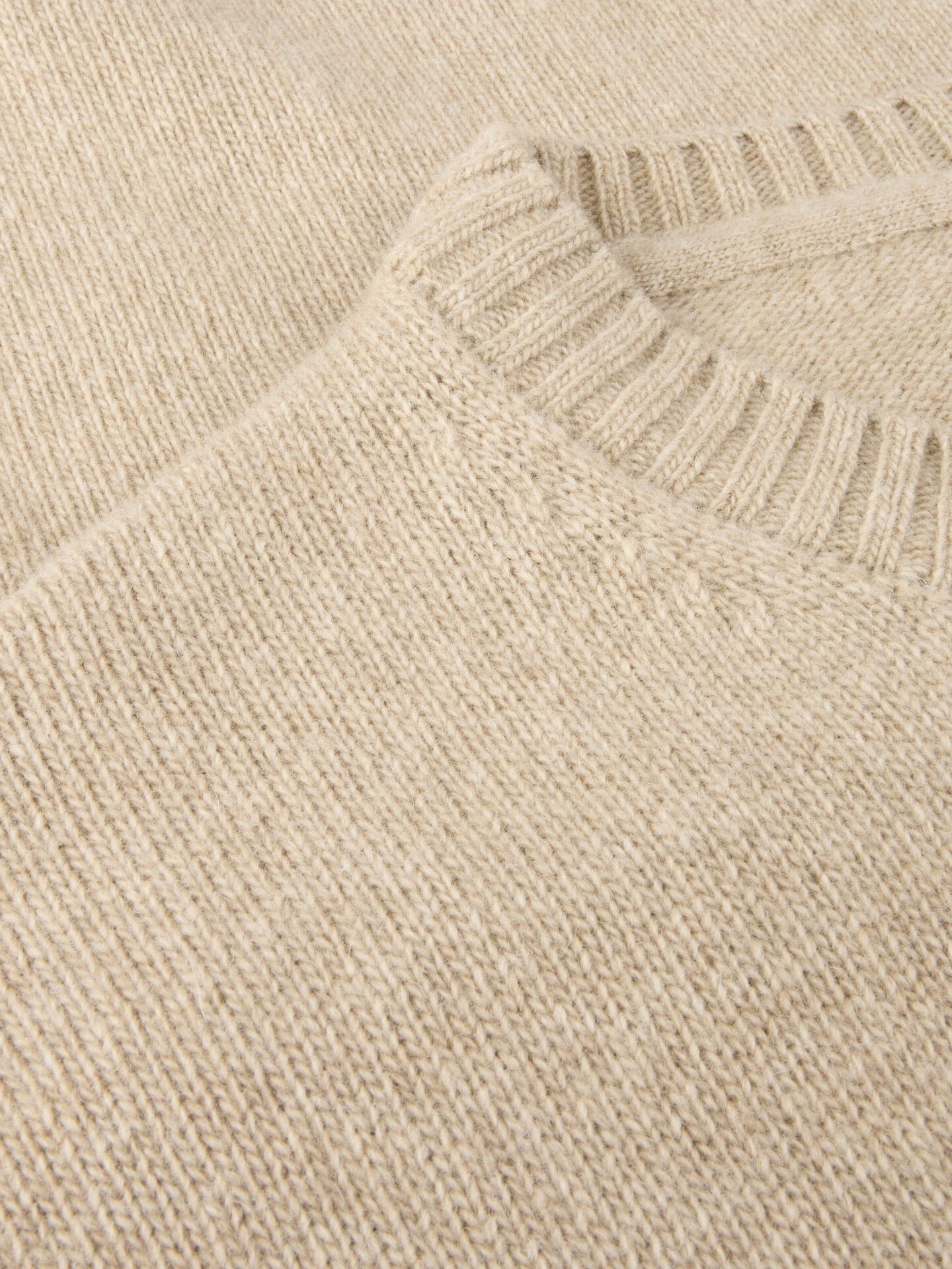 Pullover Knitted Crew Neck Carded Merino Wool