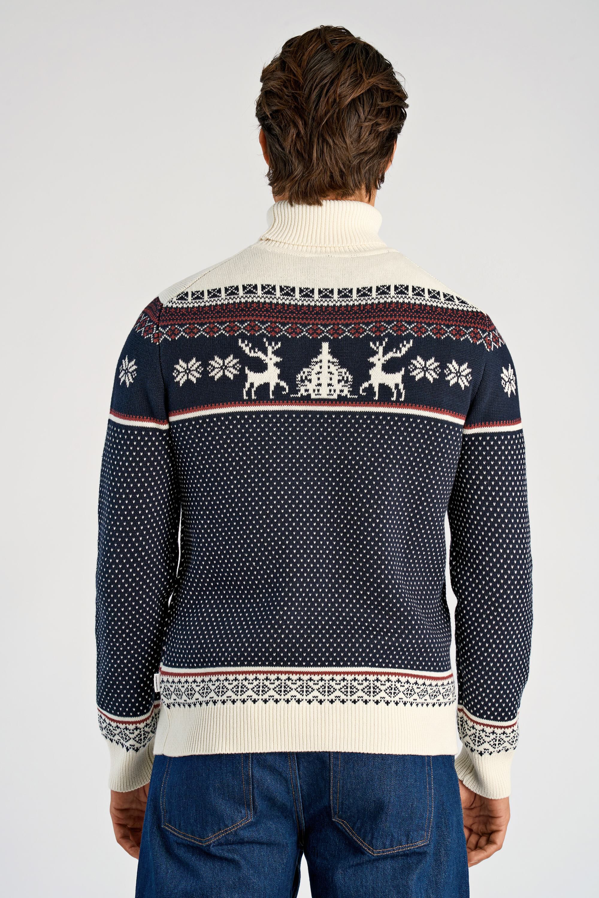 Jacquard holiday knit