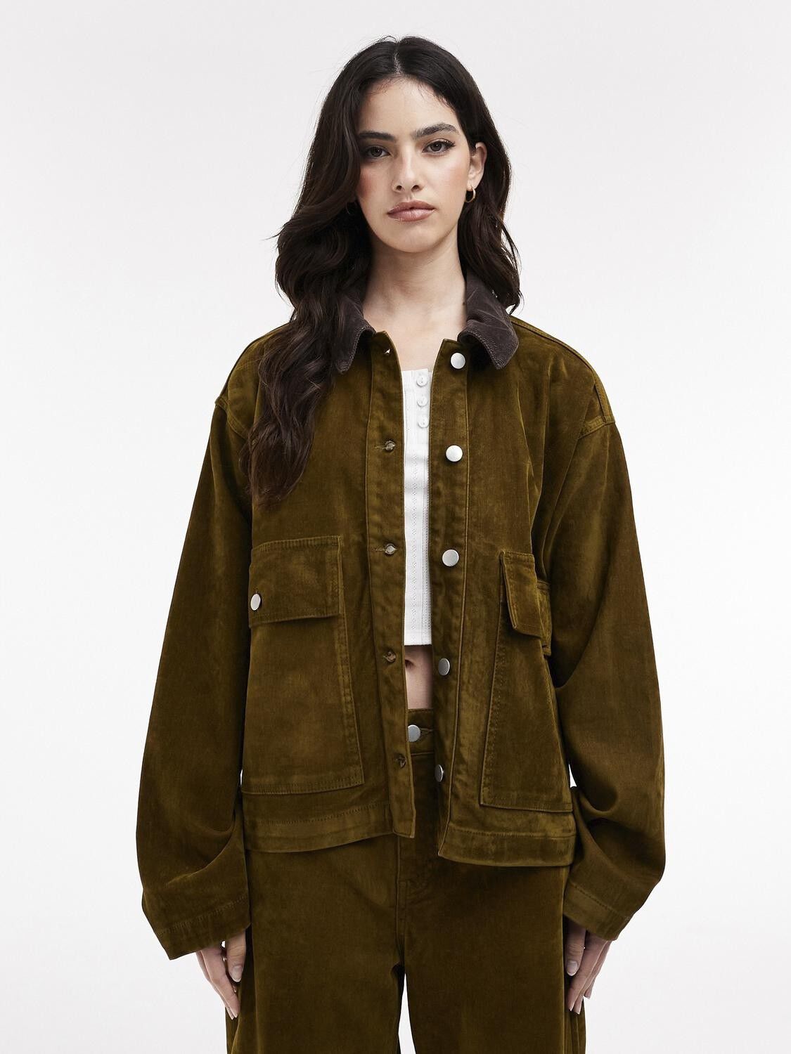 TSJULIANE COLLAR JACKET - COTTON