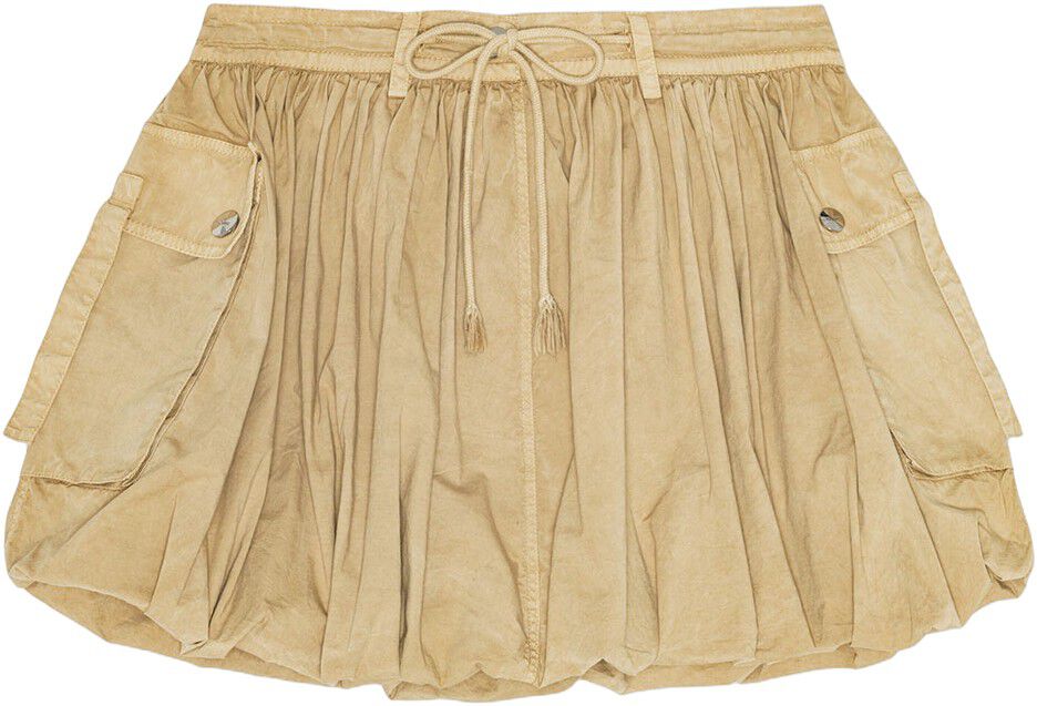 Washed Stretch Cotton Mini Bubble S