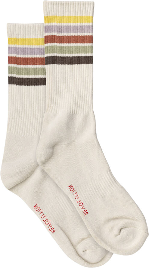 Jaquard Crew Sock in organic cotton