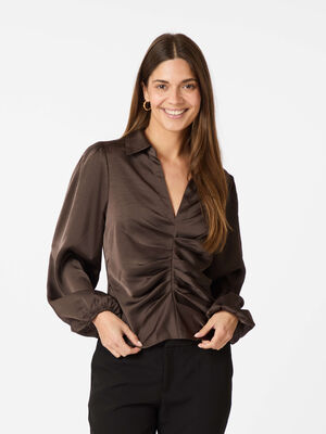 Mille Heavy Sateen Blouse