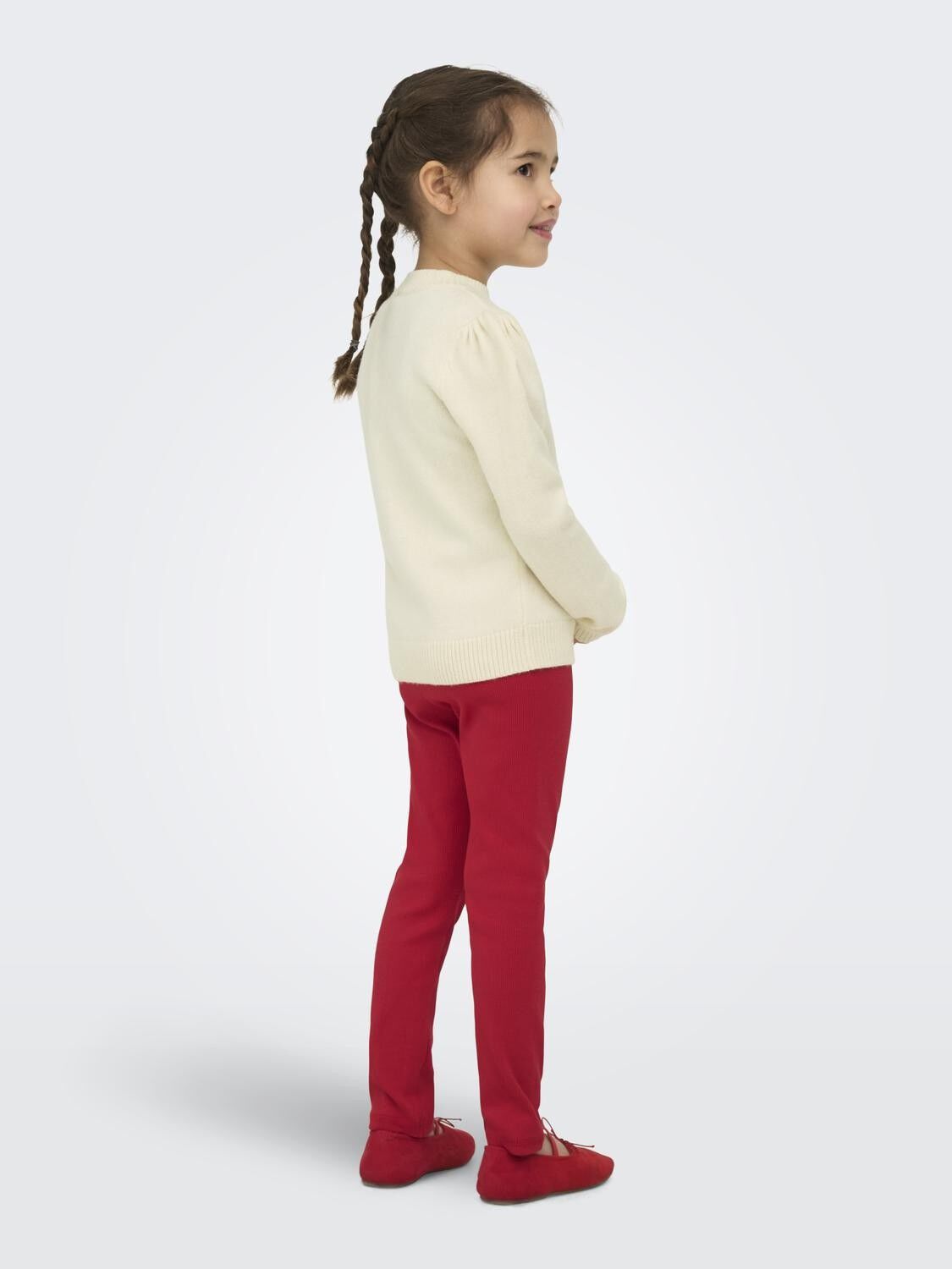 KMGKATIA LIFE LS PUFF O-NECK CP KNT