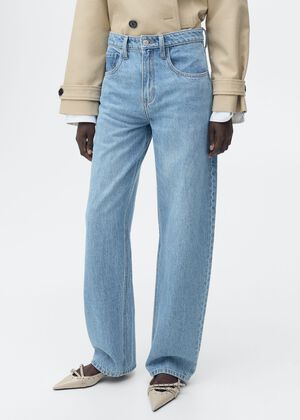 High-rise balloon jeans