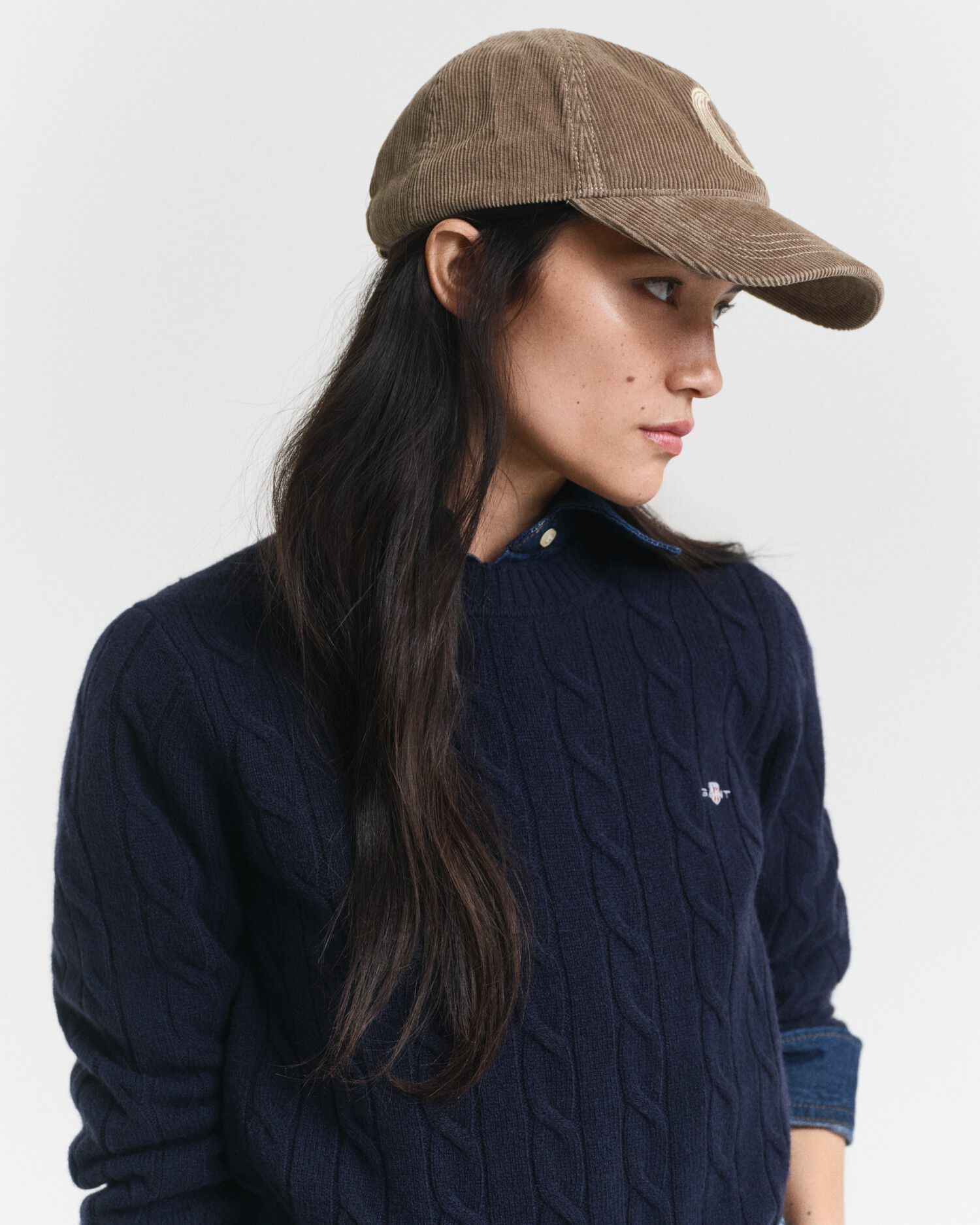 LAMBSWOOL CABLE C-NECK