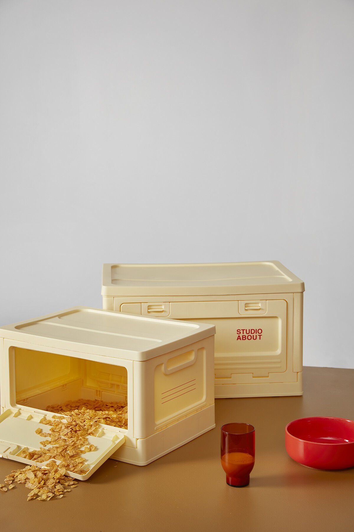 BOX, SMALL, LIGHT GREY