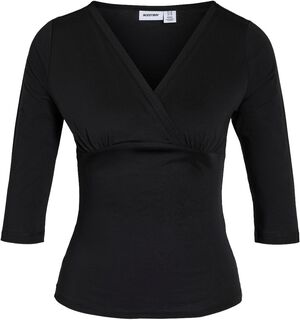 NMJUNE 3/4 V-NECK TOP
