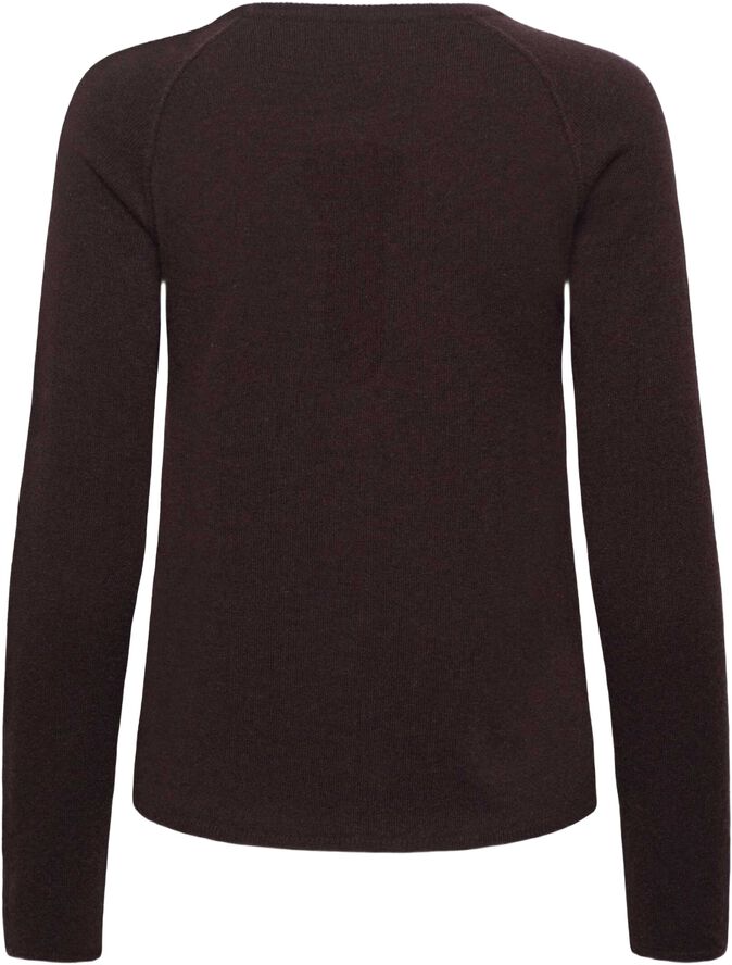 RWLaica Cashmere LS O-neck Raglan Cardigan