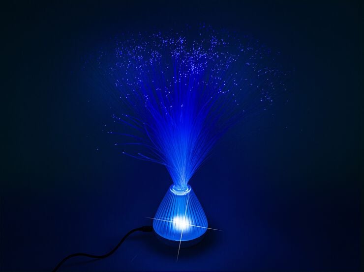 FIBEROPTISK LAMPE 33 cm