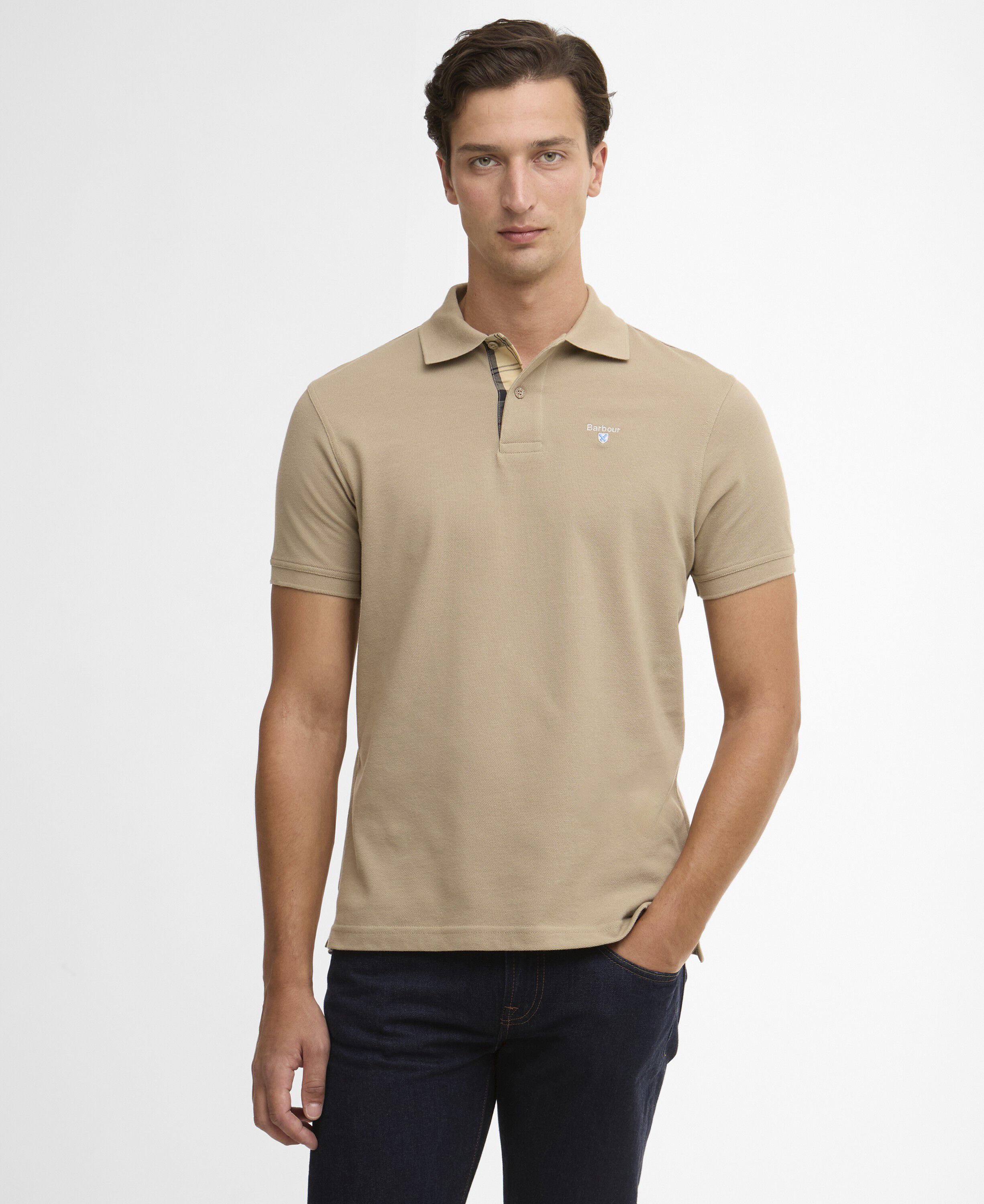 Barbour Tartan Pique Polo Shirt