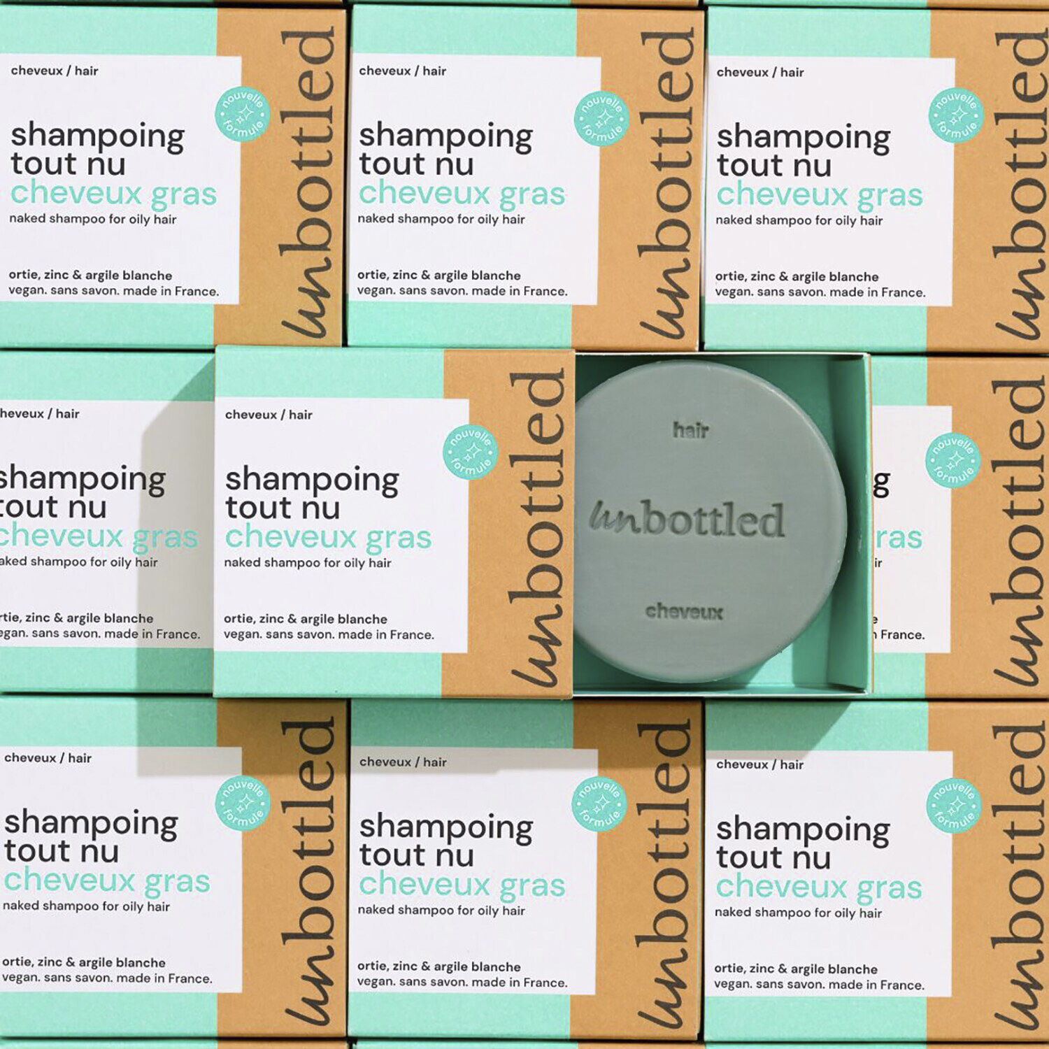 Naked Solid Shampoo - Solid Shampoo for Oily Hair