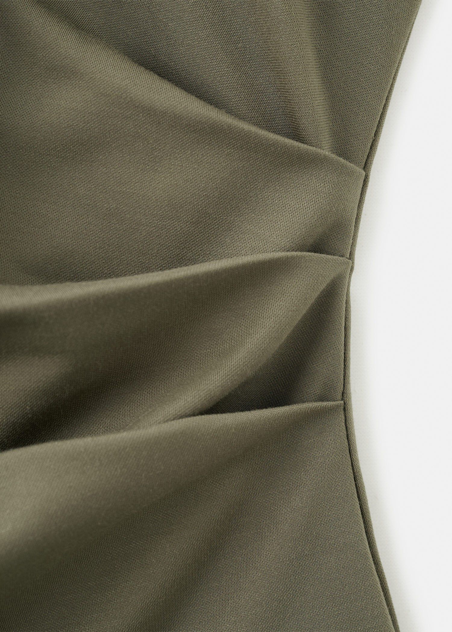 T-shirt with gathered details