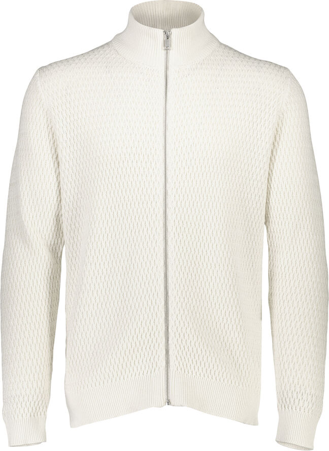 Zip through structure cardigan