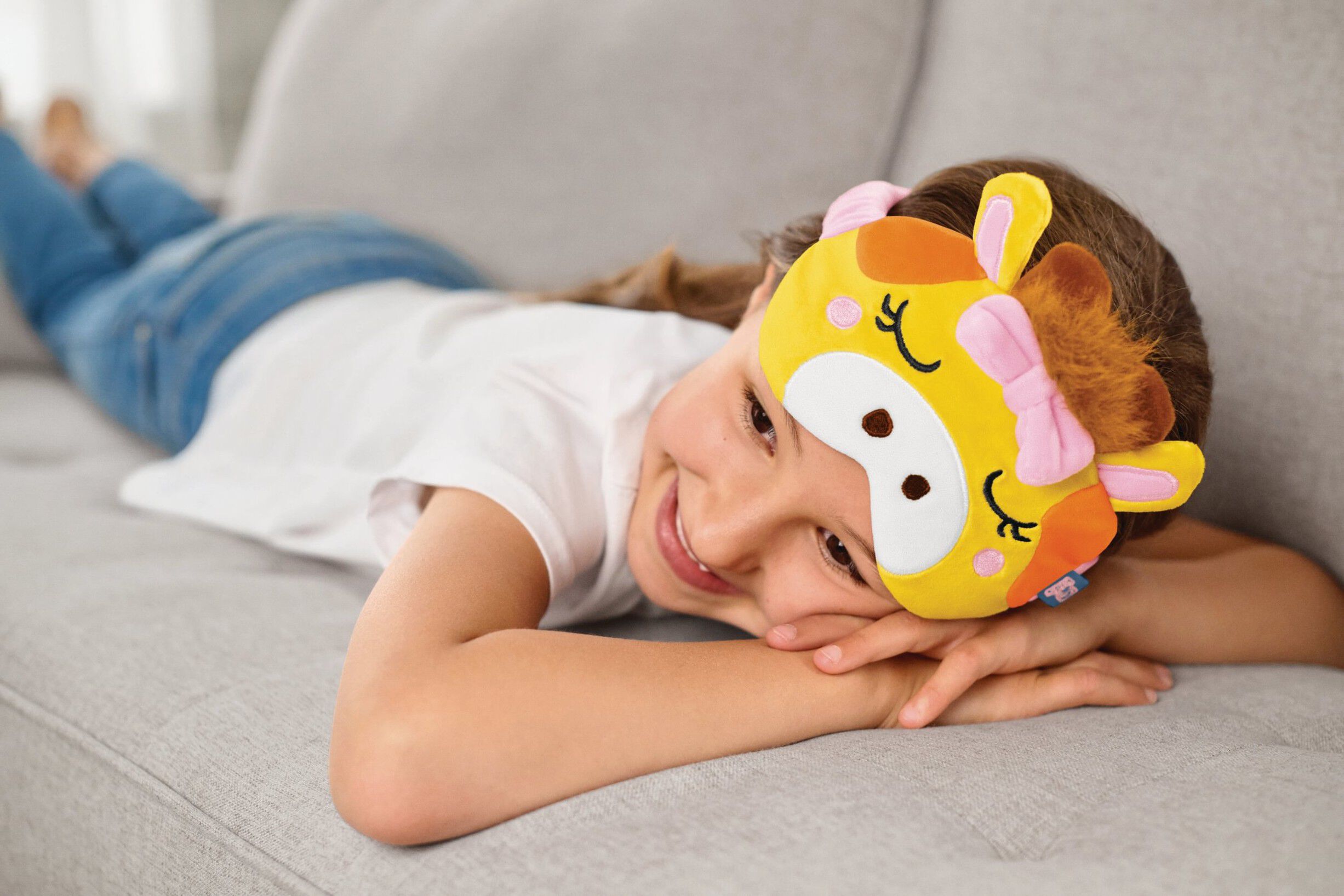 Giraffe Snuggle Eye Mask