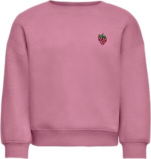 KMGSWEAT L/S CREW EMB LOOSE SWT NOO