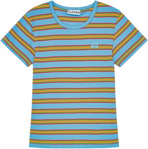 Soft Cotton Rib Stripes Baby Fit T-