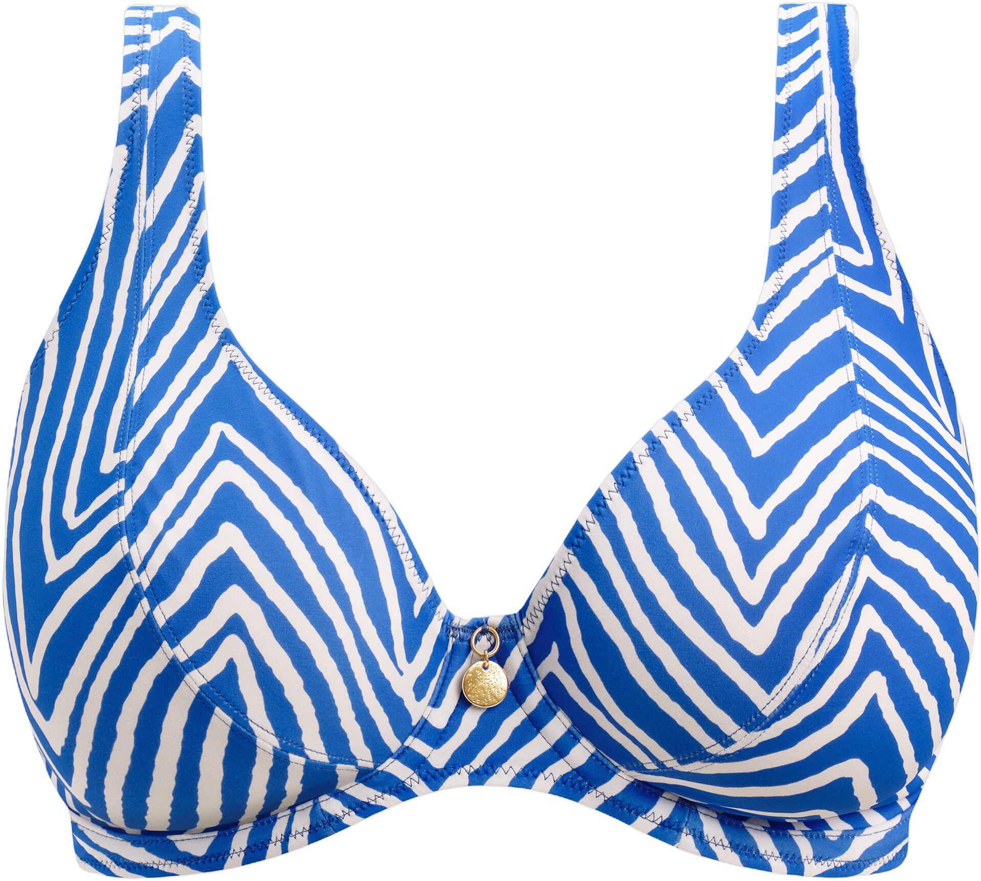 FIJI FALLS UW HIGH APEX BIKINI TOP