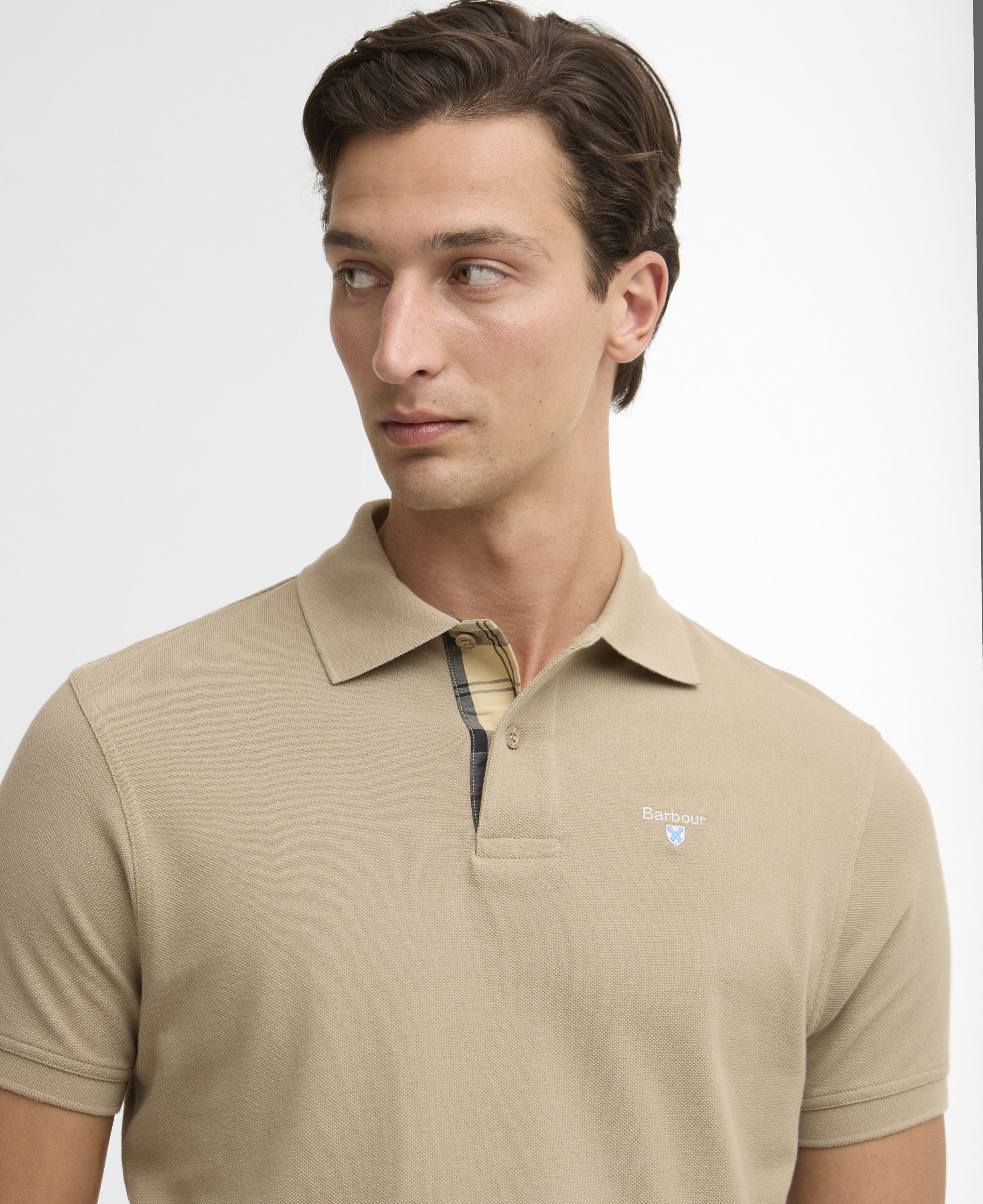 Barbour Tartan Pique Polo Shirt