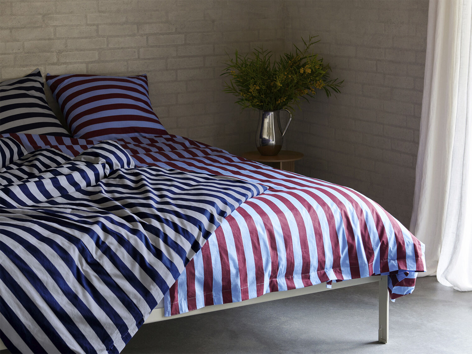 &Eacute;t&eacute; Duvet Cover Bordeaux